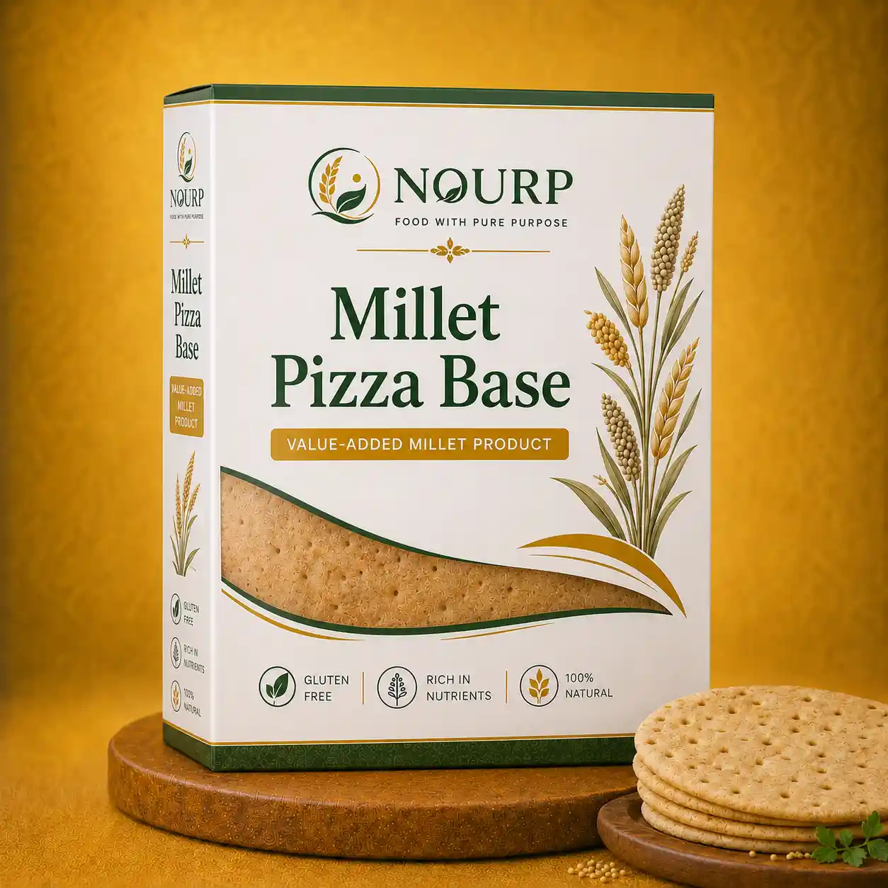 Millet Pizza Base