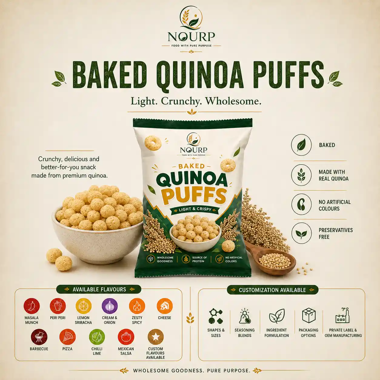 Baked Quinoa Puffs