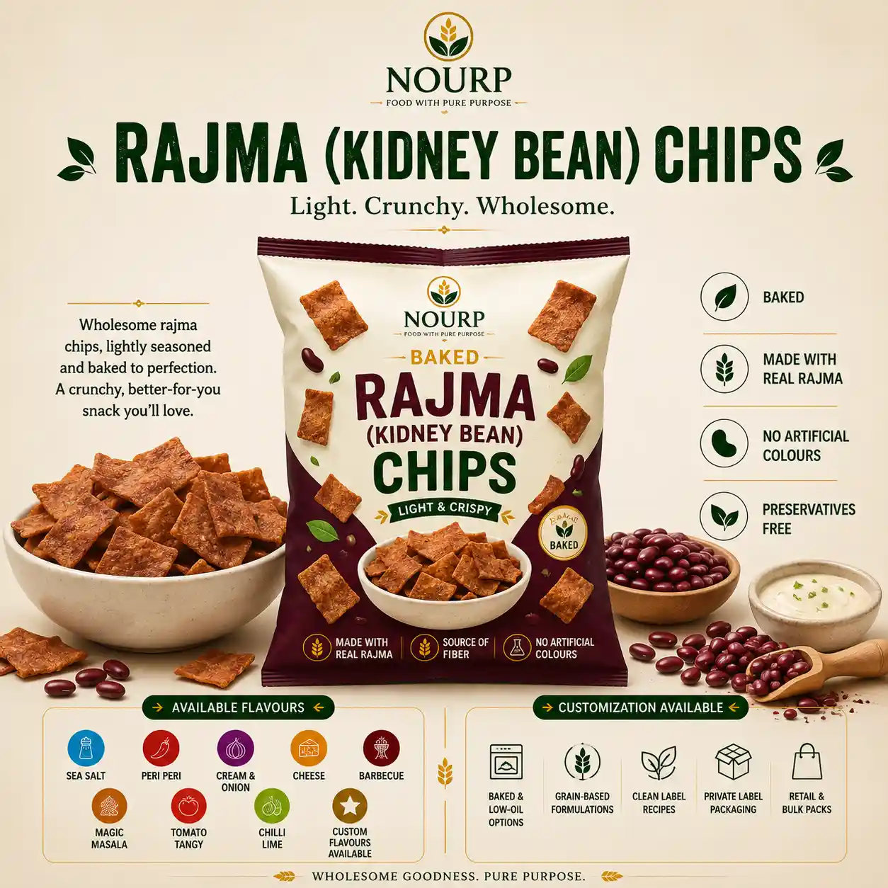 Rajma (Kidney Bean) Chips
