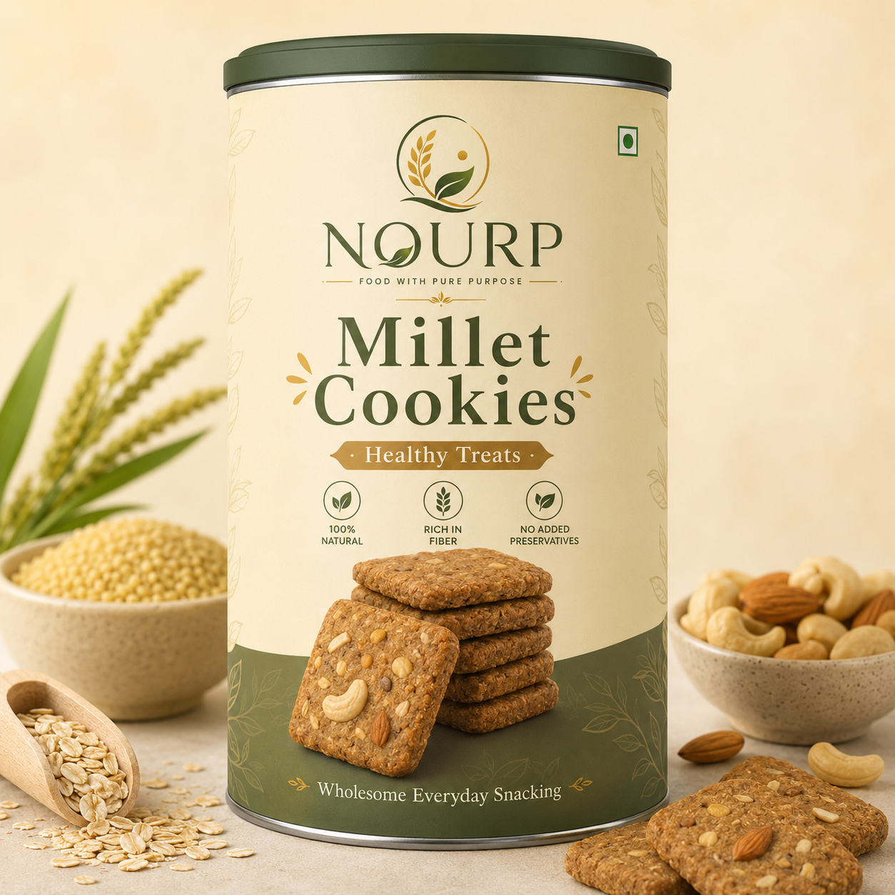 Millet Cookies