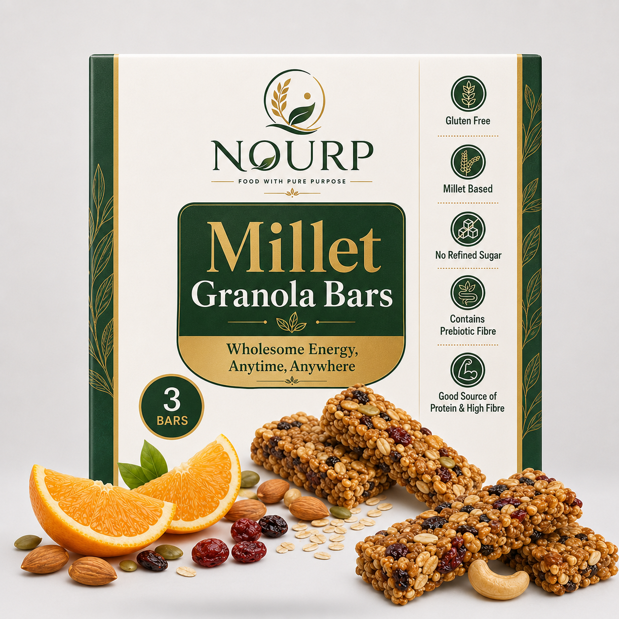 Millet Granola Bars